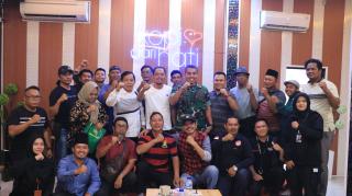 Perkuat sinergi  dandim 0314/inhil laksanakan temu ramah dengan insan pers