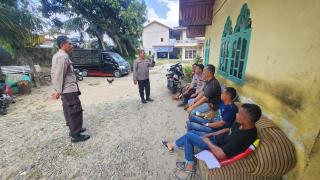 Personil Polres Kampar Gelar Kegiatan Penyuluhan Tentang Radikalisme