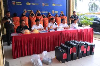 Ekspos Pencurian Tower, Karhutla dan Pencabulan Begini Paparan dari Polres Kampar