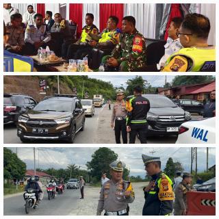 Pemantauan Arus Balik H + 4 lebaran Idul Fitri 1446 H di Jl. Tol Pekbang & Jl. Arteri Lintas