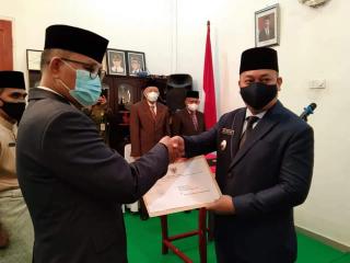 Syamsudi S,pd Resmi menjabat sebagai Sekretaris daerah kabupaten Lingga Defenitif