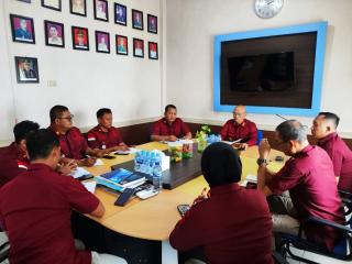 Lapas Kelas IIA Bengkalis Laksanakan Rapat Evaluasi Capaian Kinerja Pejabat Struktural 