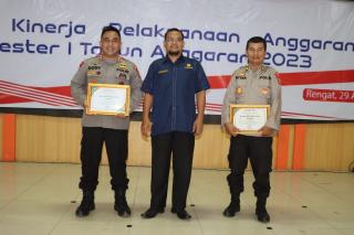 Polres Inhu terima penghargaan terbaik dari KPPN Rengat