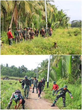 Pembersihan Jalan Harmoko Tunjukkan Kekuatan Gotong Royong