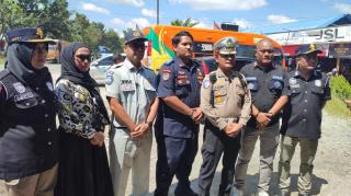 Ditlantas Polda Riau Gelar Razia Gabungan, Sasar ODOL dan Truk Pelanggar Jam Operasional di Pekanbar