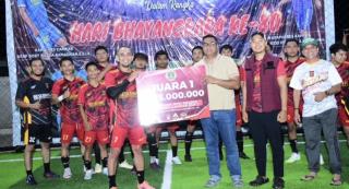 Hut Bhayangkara Ke 80 Meriahkan Kapolres Kampar Janjikan Turnamen Baru Dengan Komposisi Tim Baru