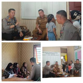 Jalin Silaturahmi ke Kantor Lurah Pulau Kijang, Kapolsek Reteh Ciptakan Cooling System