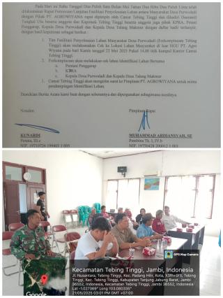 Lagi Lagi PT Agrowiyana Tidak Menghadiri Undangan Camat Untuk Penyelesaian Lahan Di Luar HGU