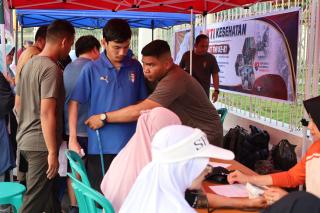 Bakti Kesehatan HUT ke-81 TNI, Kodam XIX/Tuanku Tambusai Wujudkan Kepedulian untuk Rakyat