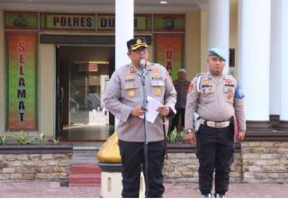 polres dumai gelar operasi tertip ramadhan lancang kuning 2025.