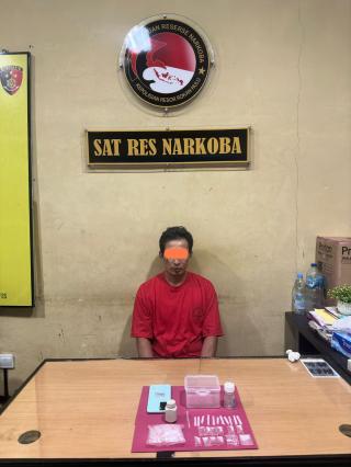 Polres Rokan Hulu Tangkap Pengedar Sabu 12 Paket Barang Bukti Diamankan