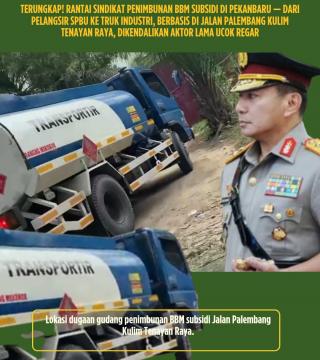 Tangki Biru-Putih Transporter Masuk ke Gudang Ucok Regar  Aktivitas Mafia Solar Subsidi