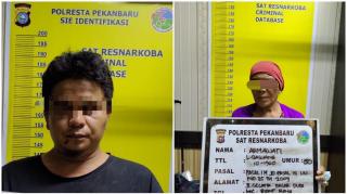 Satres Narkoba Polresta, Amankan Seorang Pemuda dan Emak-emak di Pekanbaru