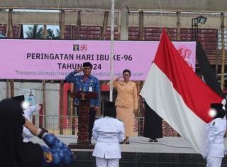 Lapas kelas llB Pasir Pengaraian Laksanakan Upacara Peringatan Hari Ibu ke-96 Tahun 2024