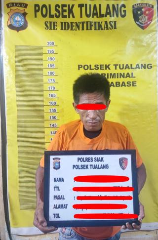 Satu Residivis dari Empat Pelaku Narkoba  Ditangkap Tim Opsnal Polsek Tualang