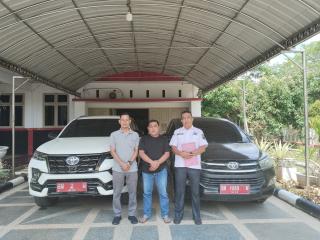 Wabub Rohul kembalikan Mobil Dinas diakhir masa jabatannya