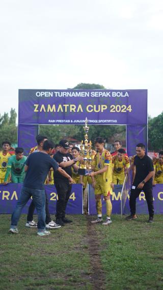 Zamatra Cup 2024: Karang Taruna Utama Juara, Polbeng Tampil Perkasa di Babak Kedua