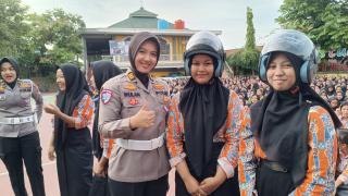 TEKAN ANGKA KECELAKAAN, DITLANTAS POLDA RIAU GELAR KAMPANYE KESELAMATAN.