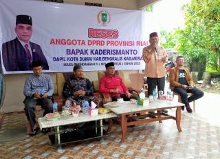 Pujian H Zamzami Langkah Putra Terbaik Bengkalis  Kaderismanto Banggakan Masyarakat Bengkalis 