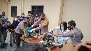 Kapolresta Pimpin Pemusnahan Baran Bukti Sabu dan 563 Knalpot Bronk