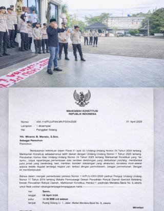 Wiranto B Manalu Gugat UU MD3 Buntut Marak Legislator Ormas yang Dibiayai Negara