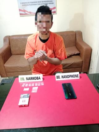 Polres Kampar Ciduk Pengedar Sabu di Bangkinang, 8 Paket Siap Edar Diamankan!  