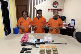 Hebat! Polres Kampar Ungkap Kasus Narkoba, Sita Sabu dan Dua Senjata Api Rakitan