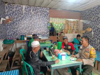 Polsek Keritang duduk bersama warga sampaikan himbauan Kamtibmas Jelang Pemilu Damai 2024