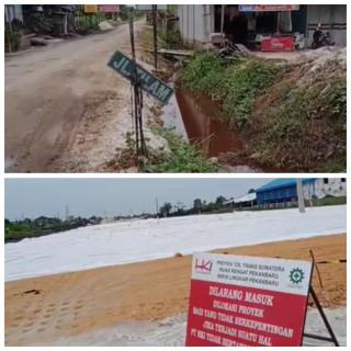 Inilah Penjelasan RT Supriadi Dan Junaidi Terkait Bangunan Gedung Posyandu Rimbo Panjang