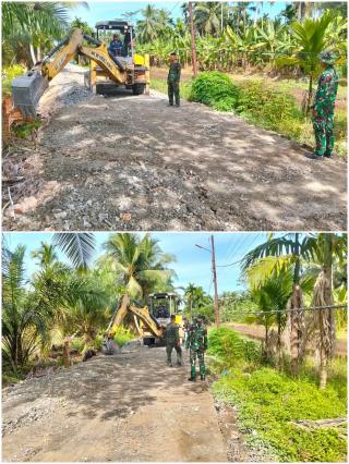 Progres Jalan TMMD 3.000 Meter Capai 80 Persen