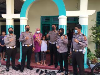 Kasat Lantas Polresta Pekanbaru Kunjungi Bocah Korban Tabrak Lari dari Pengendara Ojol