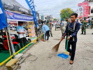 Tim Justisi Gabungan Kab.Kampar Tindak Pelanggar Protkes,15 Orang Didenda dan 18 Sanksi Sosial