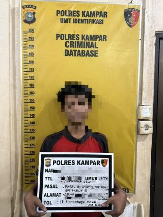 Polres Kampar Tangkap Pelaku Pencabulan, Pelaku dan Korban Sama-sama Anak Dibawah Umur 