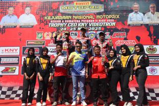 Polres Kampar Amankan Kejurnas Motoprix Bangkinang,  Sosialisasi Keselamatan lalu Lintas Dilakukan 