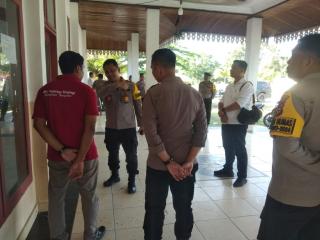 Kapolsek Benai Terima Kunjungan Kapolres Kuansing Ke PPK Kecamatan Benai Dalam Rangka Rapat 