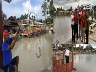 Peresmian Dan Pembukaan Wisata Kolam Pancing di RA Kopi Aren