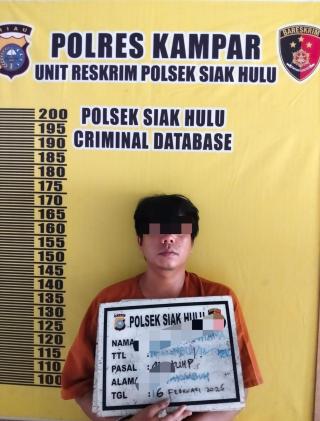 Polsek Siak Hulu Tangkap Pelaku Curanmor di Desa Teratak Buluh