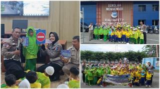 Polda Riau Gelar Polisi Sahabat Anak & Green Policing Dukung Operasi Zebra Lancang Kuning 2025