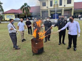 Serius Berantas Narkoba, Dalam 4 Bulan Polres Kampar Ungkap 77 Kasus dengan 98 Tersangka