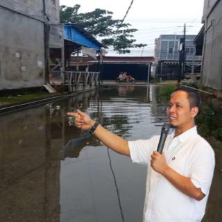 Tak Ada Hujan Tapi Genangan Air selalu Ada saat Menuju Kantor 4 Media