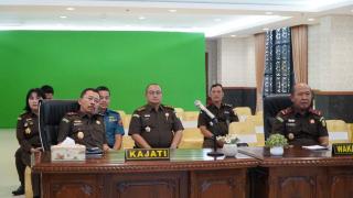 Kejati Riau Mengikuti Rapat Koordinasi Peningkatan Penanggulangan Karhutla