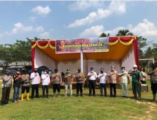 Kesiapsiagaan Alat Yang Dimiliki Untuk Pencegahan dan Penanganan Karhutla,Di Cek oleh Polres Rohul