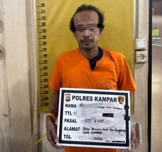 Polres Kampar Tangkap Pelaku Pencurian di Kantor Balai Penyuluhan