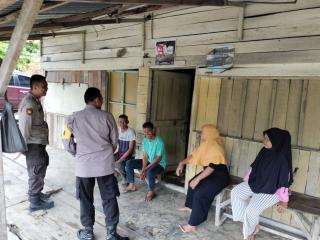 Cooling System, Personil Polsek Kampar Kiri Hilir Sambangi Warga Ciptakan Kamtibmas Yang Kondusif