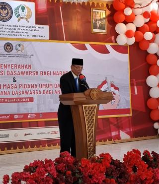 HUT RI ke-80,879 Warga Binaan Lapas Kelas II A Tembilahan Terima Remisi, 14 Orang Langsung Bebas