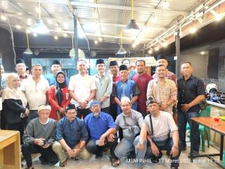 Jalin Silaturahmi Ramadhan, Dandim 0314/Inhil dan Insan Pers Buka Puasa Bersama