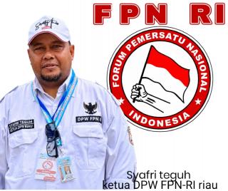 Harga TBS Sawit Anjlok, Ketua DPW FPN RI Riau Desak Pemerintah, KPPU dan APH Usut Dugaan Permainan H