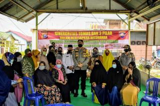 Kapolresta Gelar Sinergitas Tiga Pilar,FGD Kampung Tangguh di Sidomulyo Barat Tampan Pekanbaru