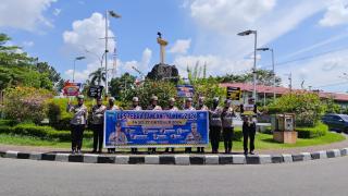 TIM SATGAS PREEMTIF OPS ZEBRA LK 2024 TINGKATKAN HIMBAUAN TERTIB BERLALU LINTAS & BIJAK BERMEDSOS