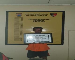 Pria Penggangguran Bongkar Rumah TetanggaÂ Diamankan Polsel Bukit Raya